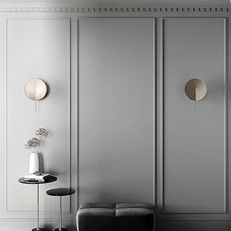 Premade Wall Molding Kit, Ready to Assemble Wainscoting Panels, Installed with Glue, Pre-Cut Molding Trim for Interrior Wall, DIY, (3 Frames, NOT Peel and Stick)