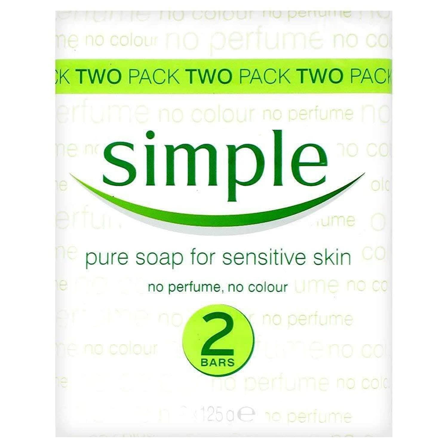 Soap for Sensitive Skin, 125 g (2 Bars)