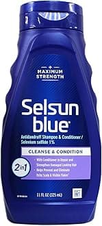 Selsun Blue Max Strength, 2-in-1 Shampoo, 11 Ounces