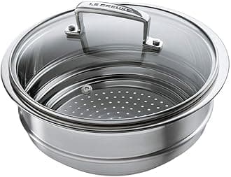 3-Ply Stainless Steel Multi Steamer Insert with Glass Lid, for use with 3Ply Stainless Steel Pans, 16 cm to 20 cm, 96201900001000