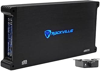 Rockville dB55 4000 Watt/2000w RMS 5 Channel Amplifier Car Stereo Amp, Loud dB55 4000 Watt/2000w RMS 4 Channel Amplifier Car Stereo Amp, Loud!!