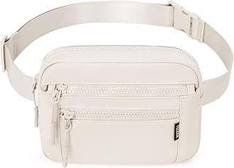 Telena Belt Bag for Women Fanny Pack Cross Body Bag Fashion Waist Pack with Adjustable Strap Beige