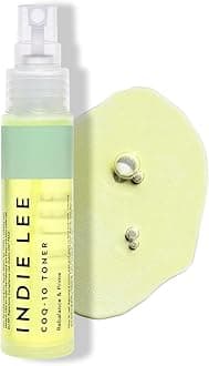 Indie Lee CoQ-10 Toner Mist - Non-Drying Priming Toner with Hyaluronic Acid, Cucumber & Aloe Vera (1oz / 30ml)