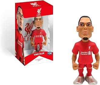 MINIX COLLECTIBLE FIGURINES – Virgil Van Dijk, Official Liverpool, Sports Collectable 12 cm Figurine, Unique Soccer Gift for All Ages, Football Stars