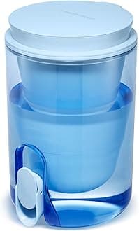 LifeStraw Home Studio Water Filter Dispenser, 10-Cup, Icelandic Blue, BPA-Free Designed for Everyday Protects Against Bacteria, parasites, microplastics, PFAS, Lead, and Improves Taste