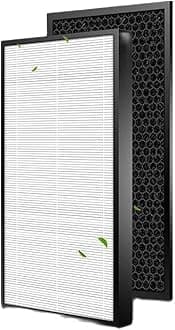 ARPZPPSK HEPA Filter H13 ，Compatible For Panasonic，Air Purifier Filter Replacement Collect Dust Hepa F-ZXFP35X And Activated Carbon Filter F-ZXFD35X Set For F-PXF35M