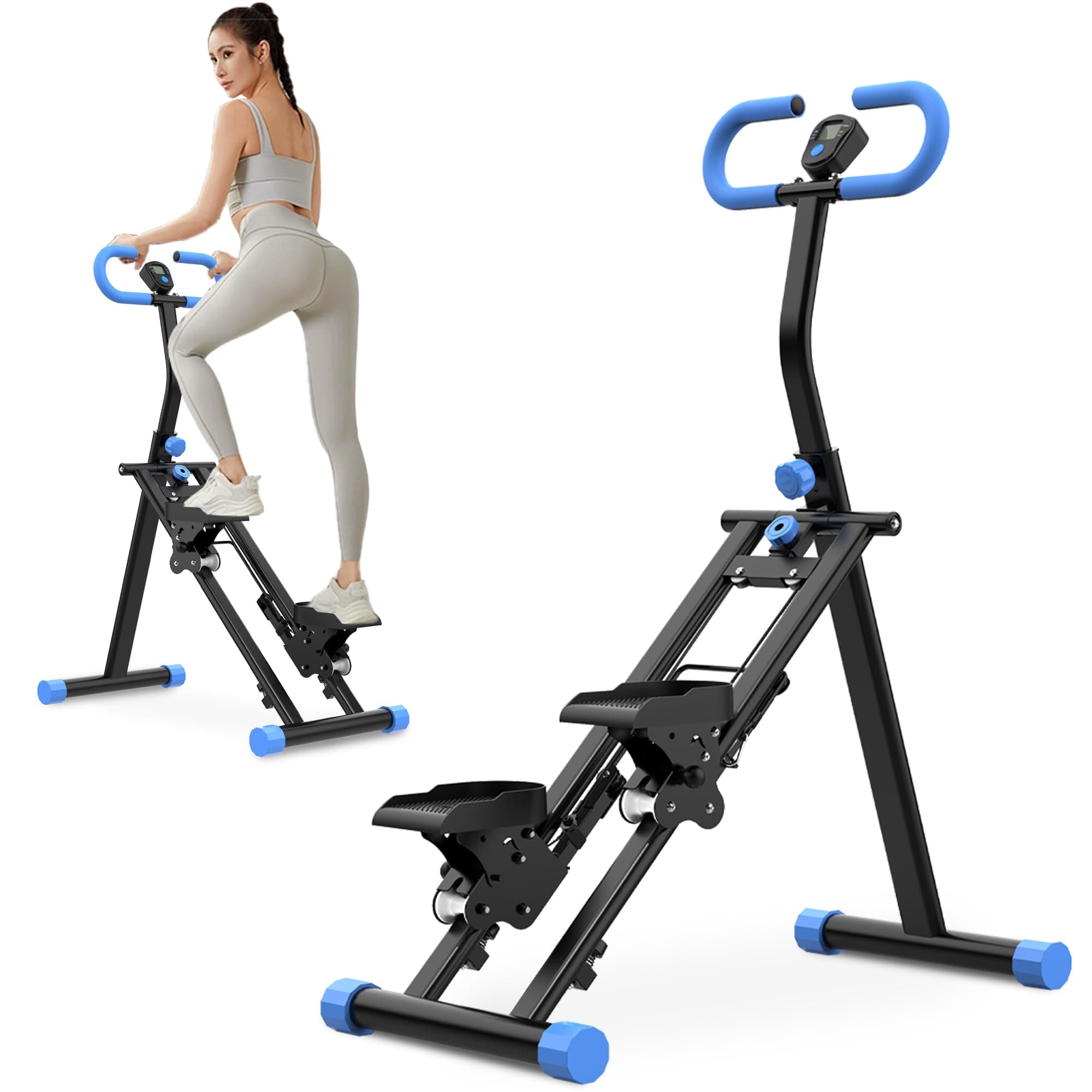 Stair Stepper for Home-Upgrade Vertical Climber Workout Machine for Full-Body Exercise Climber Fitness Equipment with Stable Frame Adjustable Handlebar