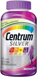 Evaxo Centrum Silver Women 50+, 275 Tablets Multivitamin, Multimineral Supplement.#B