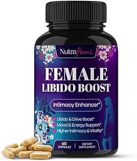 Fast Acting Highly Effective Libido Booster for Women-Female Libido Booster for Hormonal Balance, Mood & Drive, Natural Lubrication - with Maca Root, Ginseng, Tribulus, Gingko & Ashwagandha