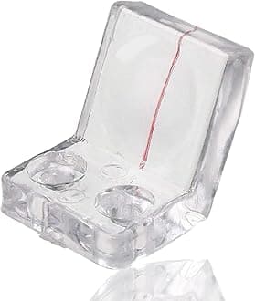 Woodworking Magnifying Glass for Table Saw Baffle Plate Magnifier Glass with Push Stick