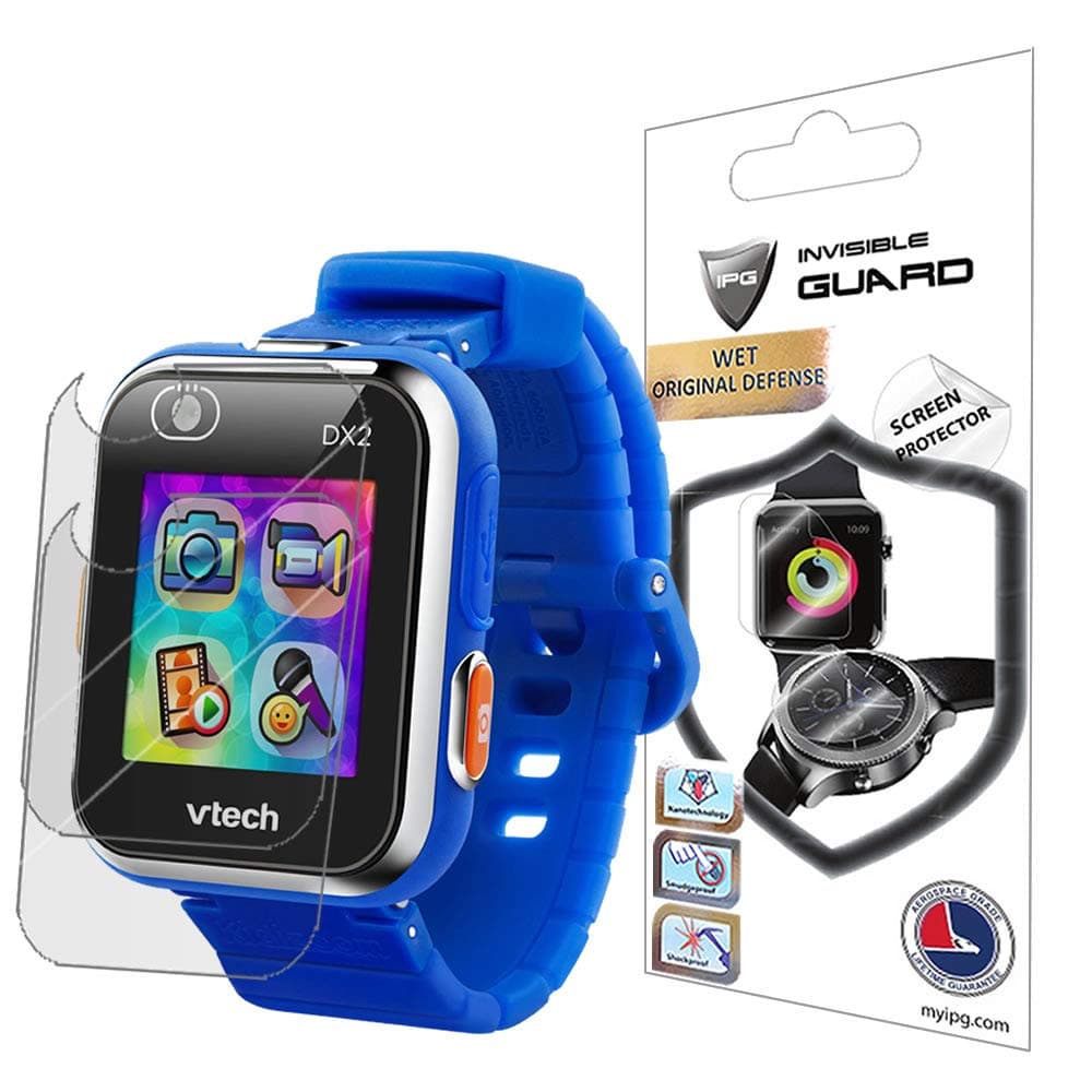 for VTech KidiZoom DX2 Smartwatch Screen Protector (2 Units) Invisible Ultra HD Clear Film Anti Scratch Guard-Smooth/Self-Healing/Bubble -Free for DX2