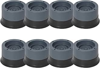 Anti Vibration Pads Increase 1.38"/2.36", 8pcs Washing Machine Base Foot Pads, Non Slip Heighten Shock and Noise Cancelling Mat for Washer and Dryer Machine Support Protects Pedestals