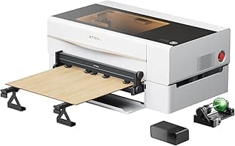 xTool P2 55W CO2 Laser Cutter Versatile Bundle, Smart Desktop CO2 Laser Engraver and Cutter Machine, with Riser Base, Conveyor Feeder, RA2 Pro Rotary, Dual Smart 16MP Cameras, Curved Surface Engraving