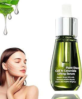 Skinreju Plant Stem Cell & Ceramide Lifting Serum,Youth Renew Ceramide Collagen,Collagen Boost Anti-Aging Anti Wrinkle Serum for Woman (1pcs)
