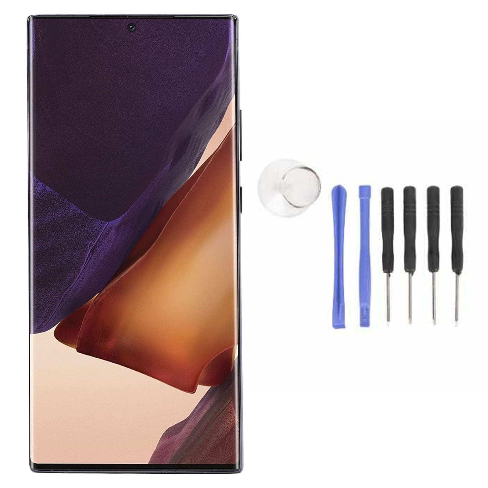 6.9 Inch Phone Screen Replacement for Note 20 Ultra, TFT LCD Display Touch Digitizer Assembly with Repair Tools, Phone Touch Screen Assembly for SM N986U SM N986B (Black)