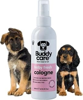 – Buddycare Dog Cologne Baby Fresh Scent 200ml Dog Perfume Dog Deodorant Spray for Smelly Dogs, Premium Dog Perfume Spray for Freshening Your Pet's Coat, Long-Lasting Fragrance