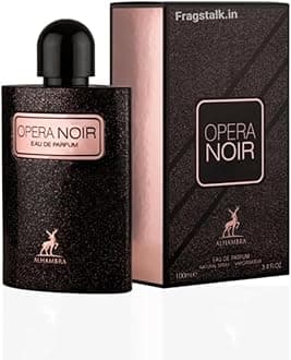 ALHAMBRA OPERA NOIR EAU DE PARFUM 100ml | LUXURY LONG LASTING FRAGRANCE | PREMIUM IMPORTED FRAGRANCE SCENT FOR MEN AND WOMEN | PERFUME GIFT SET | ALL OCCASION (Pack of 1)