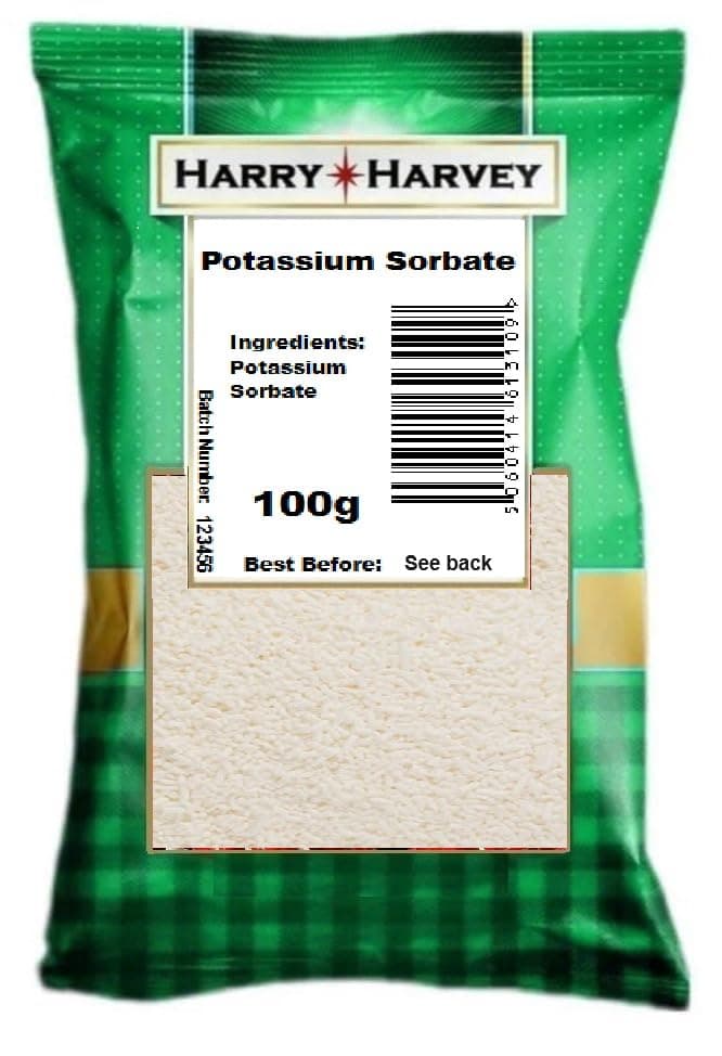 Potassium Sorbate 100g for Wine Making, Baking Preservative E202