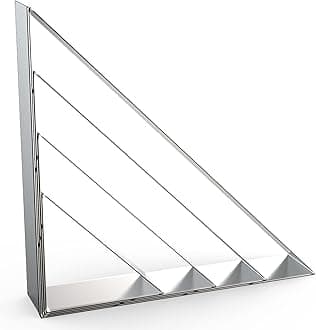 45/90 Degree Triangle Cookie Cutter Set - 5 inch, 4 inch, 3 inch, 2 inch - Half Square Right Angle Triangle Geometric Frame Plaque Cookie Cutters Shapes Molds - Stainless Steel