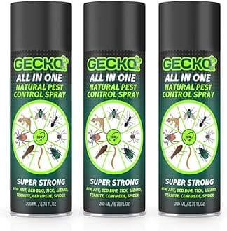 Gecko Home Repellent Control | 100% Natural | Just Repel Easy to Use Non-Toxic (200ML) | Ant, Cockroach, Rat, Lizard, Bed Bugs, Spider (Pack of 3) - FORMULATION 30 X