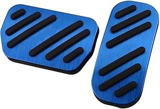 Car Pedal Car Pedals Accelerator Brake Pedal Cover Fit for Toyota CHR C-HR 2016-2023 Harrier Fortuner Fit for Innova Sienta Hilux Fit for Revo Accessories Brake Pedal Covers(A)