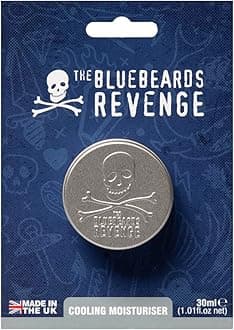 The Bluebeards Revenge Cooling Moisturiser For Men, Daily Face, Hand and Body Moisturising Cream For Dry and Sensitive Skin 30ml