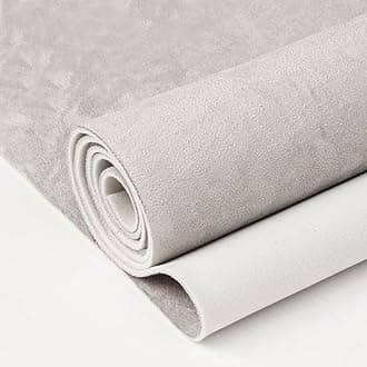 Suede Auto Headliner Fabric 36" L × 60" W with Foam Backing - Grey Interior Replacement Material for Car/Truck/SUV/RV Roof, Tube Packaging - Home Repair/DIY Headliner Material