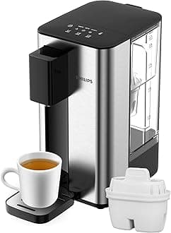 – Water Station, Hot & Ambient Filtered Water Dispenser, 2.2L Capacity, 3 Temperature Presets, 3 Volume presets, Boiling water on demand, Touch screen