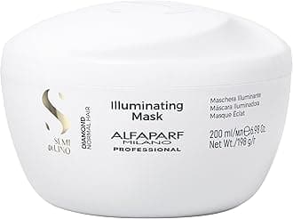 Alfaparf Milano Semi Di Lino Diamond Illuminating Hair Mask - Color Safe Deep Conditioner for Color Treated Hair - Adds Shine and Body - Sulfate, Paraben and Paraffin Free - Professional Salon Quality