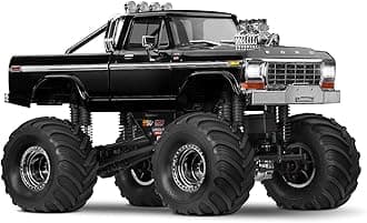 Traxxas 98044-1-BLK - TRX-4MT Ford F-150 1/18 4X4 Monster Truck RTR, Black
