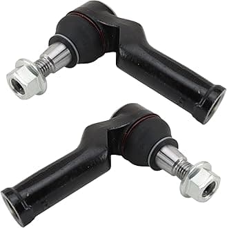 TRQ Outer Left and Right Tie Rod Set 2 Piece Compatible with 08-12 Land Rover LR2 07-16 Volvo S80 08-10 V70 08-16 XC70 10-17 XC60 11-16 S60 17-18 S60 Polestar 15-18 V60 15-18 V60 Cross Country