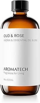 AromaTechOud & Rose Aroma Oil for Scent Diffuser - 500 Milliliter