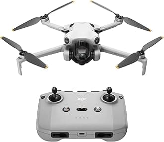 Mini 4 Pro (DJI RC-N2), Drones with Camera for Adults 4K, Under 0.549 lbs/249 g, 34 Mins Flight Time, 20km Max Video Transmission Distance, Omnidirectional Vision Sensing, Mini Drone for Beginners