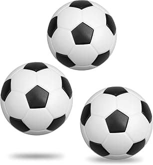 13CM Foam Mini Soccer Balls for Kid Toddler, Soft Squishy Football PU Ball Toy for Goal Set, Indoor Outdoor Sport Gift Christmas Stuffer for Girls Boy