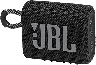 JBL - GO 3 Portable Waterproof Wireless Speaker, Includes USB-C Cable - Black