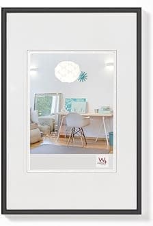 KV030B New Lifestyle Picture Frame, 8 x 11.75 inch (20 x 30 cm), Black