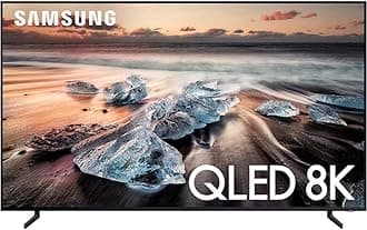 SAMSUNG QN65Q900RBFXZA Flat 65-Inch QLED 8K Q900 Series Ultra HD Smart TV with HDR and Alexa Compatibility (2019 Model), Black