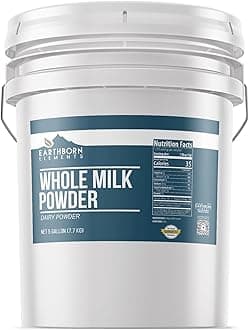 Whole Milk Powder 5 Gallon, Light Sweet Taste, Bulk Size