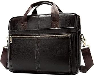 Small Leather Shoulder Bag Crossbody Pack for Men Outdoor Travel Business