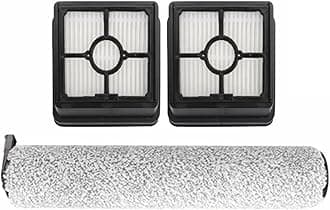 Lint Roller Brush, Hepa Filter, Compatible for Midea X6 / X8 / X9 / X9 Pro / FC9 / G3 / G4 / GX3, Floor Scrubber Accessory Spare Parts(Set 01)