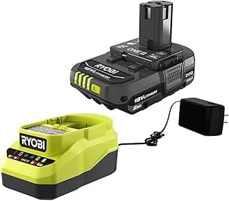 One+ 18V Lithium-Ion Battery and Charger Kit, Extreme Weather Performance, Fast Charge Less Than 1 Hour