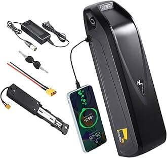 48V Ebike Battery, 10Ah Electric Bike Lithium Battery, 48 Volts Electric Bicycle Motor with Charger, for 200W -1100W