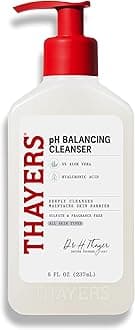 THAYERS pH Balancing Daily Cleanser, Face Wash with Aloe Vera, Gentle and Hydrating Skin Care for Dry, Oily, or Acne Prone Skin, 8 FL Oz.