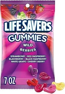LIFE SAVERS Gummy Candy, Wild Berries, 7 oz Bag
