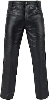 Genuine Leather Full Grain Motorbike Leather Pant, Motorcycle Style