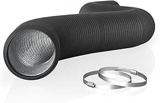 AC Infinity Flexible 4-Inch Aluminum Ducting, Heavy-Duty Four-Layer Protection, 25-Feet Long for Heating Cooling Ventilation and Exhaust