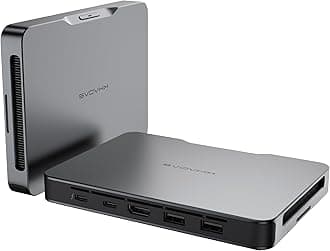 Khadas Mind 2 Mini PC - Intel Core Ultra 5 125H (14 Cores, 18 Threads, up to 4.5GHz) - 16GB LPDDR5+512GB SSD Portable Desktop PC with HD Graphics and AI Creation | BT 5.3 | 4K/8K UHD | Windows 11 Home