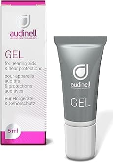 Ear Gel (5ml) | for Itchy Ears, Dry Skin, Rash, Eczema, Dermatitis | Naturally Hydrates, Moisturizes, Lubricates Ear Canal | Aids Insertion of Hearing Devices, Earbuds, Earplugs, Earmold