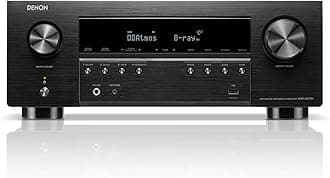 AVR-S970H 8K Ultra HD 7.2 Channel (90W X 7) AV Home Audio Receiver, Built for Gaming, Music Streaming, 3D Audio & Video, Alexa + HEOS, Black, Bluetooth Amplifier
