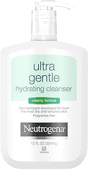 Neutrogena Ultra Gentle Hydrating Cleanser For Sensitive Skin, 12 Fl. Oz.